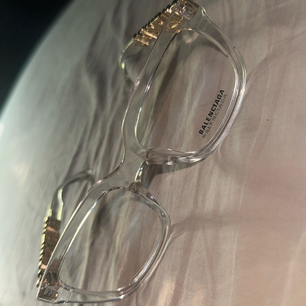 Balenciaga glasses clear